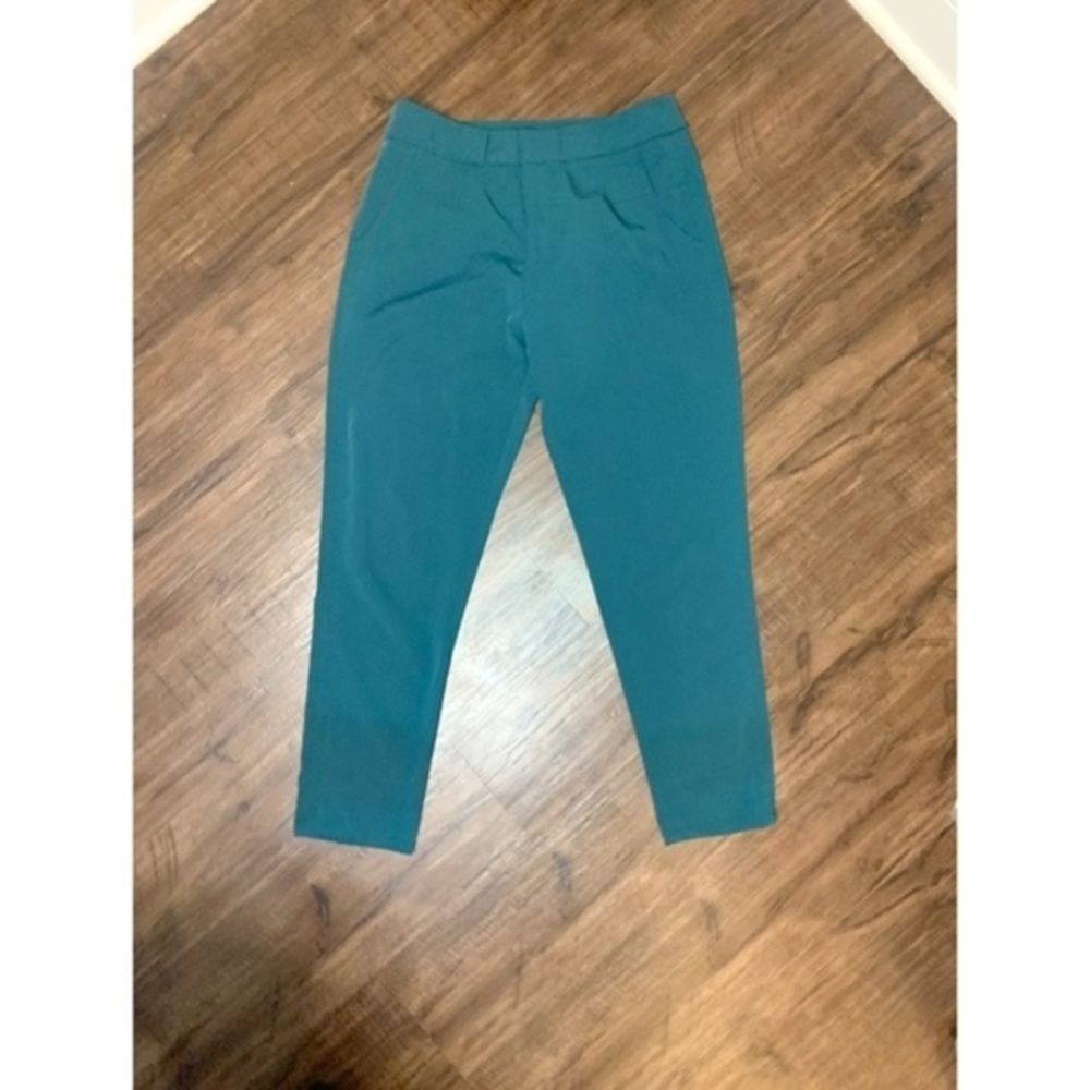 SHINESTAR Crop Dress Pants Teal